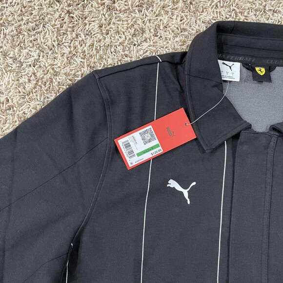PUMA x Scuderia Ferrari Race Men’s Premium Jacket Black, Size Large (New) - Picture 7 of 16